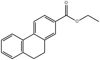 2-Phenanthrenecarboxylic acid, 9,10-dihydro-, ethyl ester 结构式