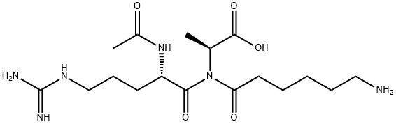 乙酰基二肽-3氨基己酸乙酯 结构式