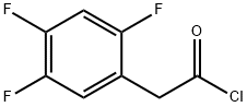 Benzeneacetyl chloride, 2,4,5-trifluoro- 结构式