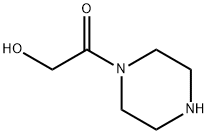 2-羟基-1-(哌嗪-1-基)乙酮 结构式