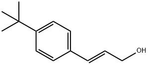 3-(4-(叔丁基)苯基)丙-2-烯-1-醇 结构式