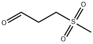3-(Methylsulfonyl)propanal 结构式