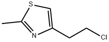 4-(2-氯乙基)-2-甲基-1,3-噻唑 结构式