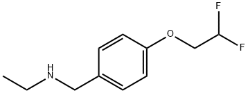 N-(4-(2,2-二氟乙氧基)苄基)乙胺 结构式