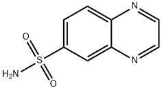 6-Quinoxalinesulfonamide 结构式