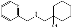 1-(((吡啶-2-基甲基)氨基)甲基)环己-1-醇 结构式