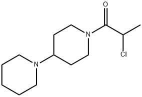 1-([1,4'-双哌啶]-1'-基)-2-氯丙-1-酮 结构式