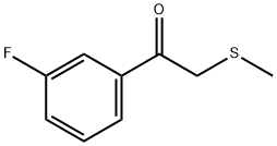 1-(3-氟苯基)-2-(甲基硫代)乙烷-1-酮 结构式