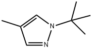 1-tert-butyl-4-methyl-1H-pyrazole 结构式