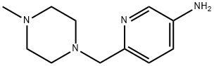 6-[(4-甲基哌嗪-1-基)甲基]吡啶-3-胺 结构式
