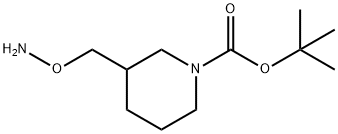 tert-butyl 3-[(aminooxy)methyl]piperidine-1-carboxylate 结构式