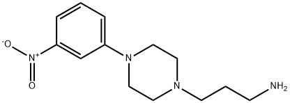 4-(3-Nitrophenyl)-1-piperazinepropanamine 结构式
