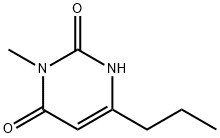 2,4(1H,3H)-Pyrimidinedione, 3-methyl-6-propyl- 结构式