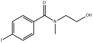 Benzamide, N-(2-hydroxyethyl)-4-iodo-N-methyl- 结构式