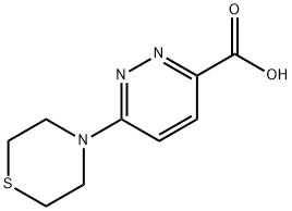 6-硫代吗啉并哒嗪-3-羧酸 结构式