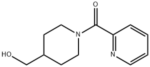 (4-(羟甲基)哌啶-1-基)(吡啶-2-基)甲酮 结构式