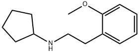 Benzeneethanamine, N-cyclopentyl-2-methoxy- 结构式