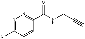 6-氯-N-(丙-2-炔-1-基)哒嗪-3-甲酰胺 结构式