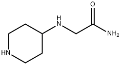 2-(哌啶-4-基氨基)乙酰胺 结构式