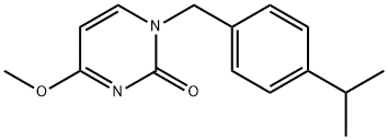 4-methoxy-1-[(4-propan-2-ylphenyl)methyl]-2-pyrimidinone