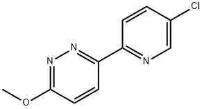 5-Chloro-2-(6'-methoxy-3'-pyrimidyl)pyridine 结构式