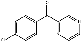 2-(4-氯苯甲酰基)吡嗪 结构式