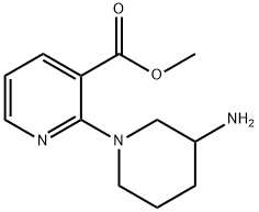 3-Amino-3,4,5,6-tetrahydro-2H-[1,2]bipyridinyl-3-carboxylic acid methyl ester 结构式