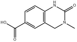 6-Quinazolinecarboxylic acid, 1,2,3,4-tetrahydro-3-methyl-2-oxo- 结构式