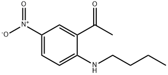 Ethanone, 1-[2-(butylamino)-5-nitrophenyl]- 结构式