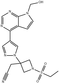 巴里替尼杂质5 结构式