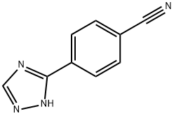 Benzonitrile, 4-(1H-1,2,4-triazol-5-yl)- 结构式