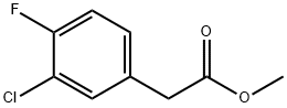 2-(3-氯-4-氟苯基)乙酸甲酯 结构式