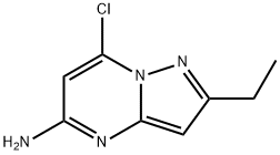 7-chloro-2-ethylpyrazolo[1,5-a]pyrimidin-5-amine 结构式