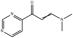2-Propen-1-one, 3-(dimethylamino)-1-(4-pyrimidinyl)- 结构式