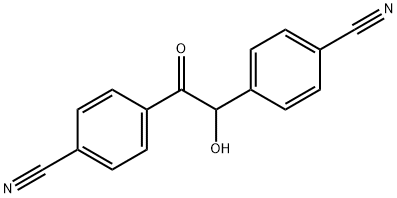 4,4'-(1-hydroxy-2-oxoethane-1,2-diyl)dibenzonitrile 结构式