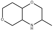 2H,5H-Pyrano[4,3-b]-1,4-oxazine, hexahydro-3-methyl- 结构式