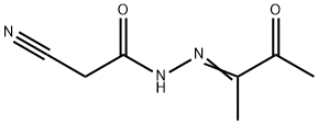 2-Cyano-N''-(3-oxobutan-2-ylidene)acetohydrazide 结构式