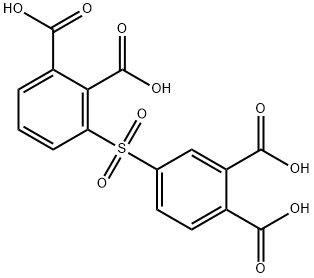 2,3,3',4'-sulfonyldiphthalic acid 结构式