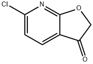 6-CHLOROFURO[2,3-B]PYRIDIN-3(2H)-ONE 结构式