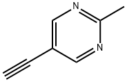 5-乙炔基-2-甲基嘧啶 结构式