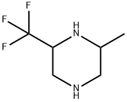 2-Methyl-6-trifluoromethyl-piperazine 结构式