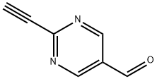 2-乙炔基嘧啶-5-甲醛 结构式