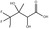 Butanoic acid, 4,4,4-trifluoro-2,3-dihydroxy-3-methyl- 结构式
