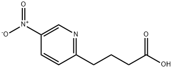 2-Pyridinebutanoic acid, 5-nitro- 结构式