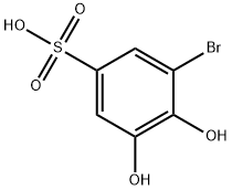 3-溴-4,5-二羟基苯磺酸 结构式