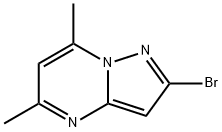 Pyrazolo[1,5-a]pyrimidine, 2-bromo-5,7-dimethyl- 结构式