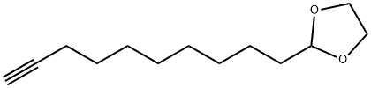 2-(9-壬炔基)-1,3-二氧戊环 结构式