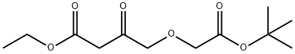 Butanoic acid, 4-[2-(1,1-dimethylethoxy)-2-oxoethoxy]-3-oxo-, ethyl ester 结构式