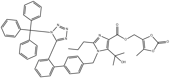 奥美沙坦酯杂质 结构式