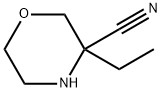 3-Morpholinecarbonitrile, 3-ethyl- 结构式